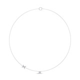 Photo of Lisa "X" 1/7 Carat T.W. Lab Grown Diamond Pendant 10K White Gold [CP1961W]