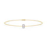Photo of Lisa "B" 1/10 CT. T.W. Lab Grown Diamond Bracelet 10K Yellow Gold [BC1939Y]