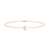 Photo of Lisa "C" 1/20 CT. T.W. Lab Grown Diamond Bracelet 10K Rose Gold [BC1940R]