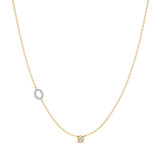 Photo of Lisa "O" 1/7 CT. T.W. Lab Grown Diamond Pendant 14K Yellow Gold [CP1952Y]