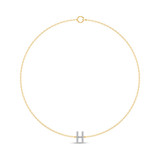 Photo of Lisa "H" 1/15 CT. T.W. Lab Grown Diamond Bracelet 10K Yellow Gold [BC1945Y]