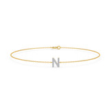 Photo of Lisa "N" 1/10 CT. T.W. Lab Grown Diamond Bracelet 10K Yellow Gold [BC1951Y]