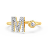 Photo of Lisa "M" 1/6 ct tw. Lab Grown Diamond Ring 10K Yellow Gold [FR1950Y]
