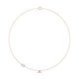 Photo of Lisa "G" 1/7 Carat T.W. Lab Grown Diamond Pendant 14K Rose Gold [CP1944R]