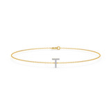 Photo of Lisa "T" 1/20 Carat T.W. Lab Grown Diamond Bracelet 14K Yellow Gold [BC1957Y]