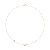 Photo of Lisa "P" 1/7 Carat T.W. Lab Grown Diamond Pendant 14K Rose Gold [CP1953R]
