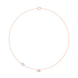 Photo of Lisa "D" 1/7 Carat T.W. Lab Grown Diamond Pendant 14K Rose Gold [CP1941R]
