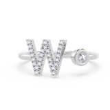 Photo of Lisa "W" 1/7 ct tw. Lab Grown Diamond Ring 10K White Gold [FR1960W]
