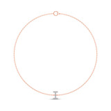 Photo of Lisa "I" 1/15 Carat T.W. Lab Grown Diamond Bracelet 14K Rose Gold [BC1946R]