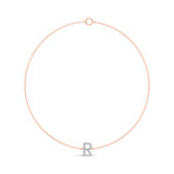 Photo of Lisa "R" 1/10 Carat T.W. Lab Grown Diamond Bracelet 14K Rose Gold [BC1955R]