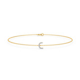 Photo of Lisa "C" 1/20 Carat T.W. Lab Grown Diamond Bracelet 10K Yellow Gold [BC1940Y]