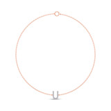 Photo of Lisa "U" 1/15 CT. T.W. Lab Grown Diamond Bracelet 14K Rose Gold [BC1958R]