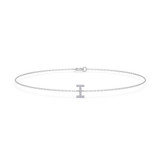 Photo of Lisa "I" 1/15 Carat T.W. Lab Grown Diamond Bracelet 10K White Gold [BC1946W]