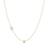 Photo of Lisa "G" 1/7 CT. T.W. Lab Grown Diamond Pendant 10K Yellow Gold [CP1944Y]