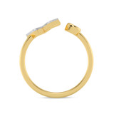 Photo of Lisa "W" 1/7 ct tw. Lab Grown Diamond Ring 10K Yellow Gold [FR1960Y]