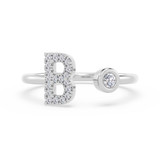 Photo of Lisa"B" 1/8 ct tw. Fashion Ring 10K White Gold [FR1939W]