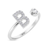 Photo of Lisa "B" 1/8 ct tw. Lab Grown Diamond Ring 10K White Gold [FR1939W]