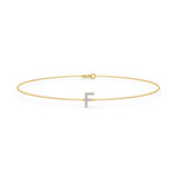 Photo of Lisa "F" 1/20 Carat T.W. Lab Grown Diamond Bracelet 14K Yellow Gold [BC1943Y]