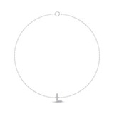 Photo of Lisa "L" 1/20 Carat T.W. Lab Grown Diamond Bracelet 14K White Gold [BC1949W]