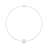 Photo of Lisa "D" 1/10 CT. T.W. Lab Grown Diamond Bracelet 10K Rose Gold [BC1941R]