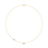 Photo of Lisa "D" 1/7 Carat T.W. Lab Grown Diamond Pendant 14K Yellow Gold [CP1941Y]