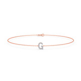 Photo of Lisa "G" 1/15 CT. T.W. Lab Grown Diamond Bracelet 10K Rose Gold [BC1944R]