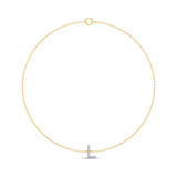 Photo of Lisa "L" 1/20 Carat T.W. Lab Grown Diamond Bracelet 10K Yellow Gold [BC1949Y]