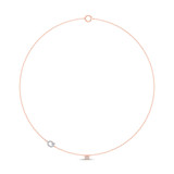 Photo of Lisa "Q" 1/7 CT. T.W. Lab Grown Diamond Pendant 10K Rose Gold [CP1954R]