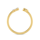 Photo of Lisa "H" 1/10 ct tw. Lab Grown Diamond Ring 14K Yellow Gold [FR1945Y]