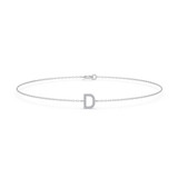 Photo of Lisa "D" 1/10 Carat T.W. Lab Grown Diamond Bracelet 14K White Gold [BC1941W]
