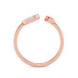 Photo of Lisa "O" 1/8 ct tw. Lab Grown Diamond Ring 10K Rose Gold [FR1952R]