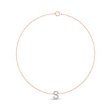 Photo of Lisa "S" 1/15 Carat T.W. Lab Grown Diamond Bracelet 14K Rose Gold [BC1956R]