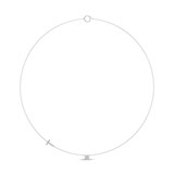 Photo of Lisa "T" 1/8 Carat T.W. Lab Grown Diamond Pendant 14K White Gold [CP1957W]