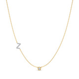 Photo of Lisa "Z" 1/7 CT. T.W. Lab Grown Diamond Pendant 10K Yellow Gold [CP1963Y]