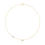Photo of Lisa "H" 1/7 Carat T.W. Lab Grown Diamond Pendant 14K Yellow Gold [CP1945Y]