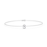 Photo of Lisa "S" 1/15 Carat T.W. Lab Grown Diamond Bracelet 14K White Gold [BC1956W]