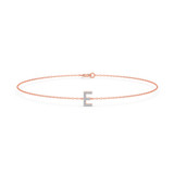 Photo of Lisa "E" 1/15 CT. T.W. Lab Grown Diamond Bracelet 10K Rose Gold [BC1942R]