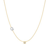 Photo of Lisa "Q" 1/7 Carat T.W. Lab Grown Diamond Pendant 14K Yellow Gold [CP1954Y]