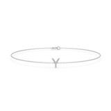 Photo of Lisa "Y" 1/20 Carat T.W. Lab Grown Diamond Bracelet 14K White Gold [BC1962W]