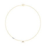 Photo of Lisa "E" 1/8 CT. T.W. Lab Grown Diamond Pendant 14K Yellow Gold [CP1942Y]