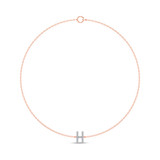 Photo of Lisa "H" 1/15 Carat T.W. Lab Grown Diamond Bracelet 10K Rose Gold [BC1945R]