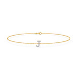 Photo of Lisa "J" 1/20 Carat T.W. Lab Grown Diamond Bracelet 10K Yellow Gold [BC1947Y]