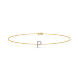 Photo of Lisa "P" 1/15 Carat T.W. Lab Grown Diamond Bracelet 10K Yellow Gold [BC1953Y]