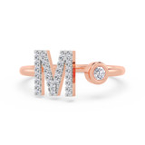 Photo of Lisa "M" 1/6 ct tw. Lab Grown Diamond Ring 10K Rose Gold [FR1950R]