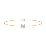 Photo of Lisa "M" 1/10 Carat T.W. Lab Grown Diamond Bracelet 10K Yellow Gold [BC1950Y]