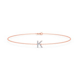 Photo of Lisa "K" 1/10 CT. T.W. Lab Grown Diamond Bracelet 10K Rose Gold [BC1948R]