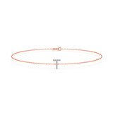 Photo of Lisa "T" 1/20 CT. T.W. Lab Grown Diamond Bracelet 10K Rose Gold [BC1957R]