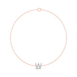 Photo of Lisa "W" 1/10 CT. T.W. Lab Grown Diamond Bracelet 10K Rose Gold [BC1960R]