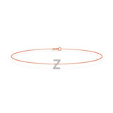 Photo of Lisa "Z" 1/15 Carat T.W. Lab Grown Diamond Bracelet 10K Rose Gold [BC1963R]