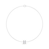 Photo of Lisa "H" 1/15 Carat T.W. Lab Grown Diamond Bracelet 14K White Gold [BC1945W]
